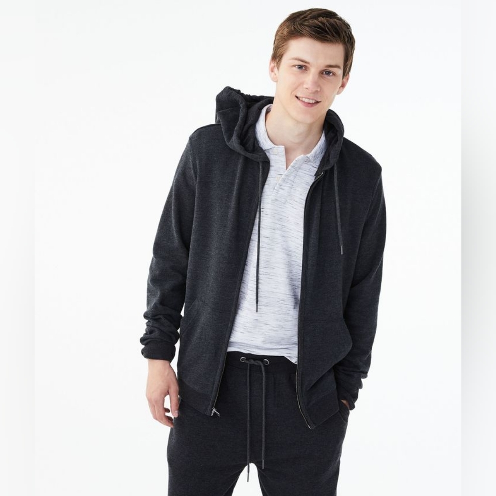 Neil Barrett Lightning Bolt Logo Cotton Hoodie